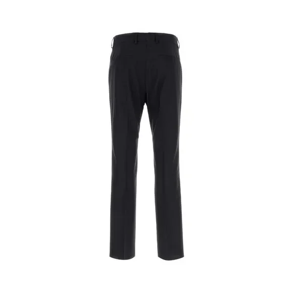 Valentino Garavani Men Dark Blue Wool Blend Pant